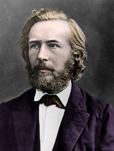 ドイツの博物学者で哲学者のエルンストハインリッヒヘッケル（1834〜1919年）の肖像。